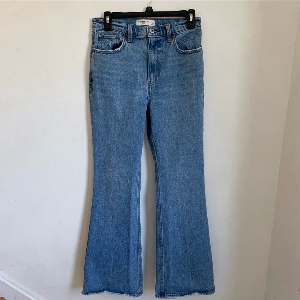 Abercrombie and Fitch Vintage High Rise Flares
